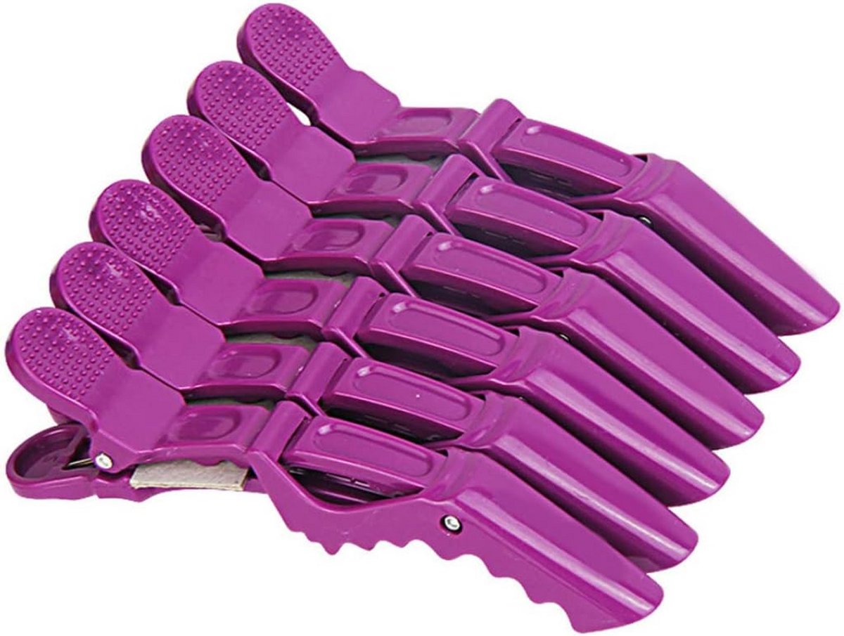 Professionele Haarclips voor Kappers en Styling - Set van 6 stuks