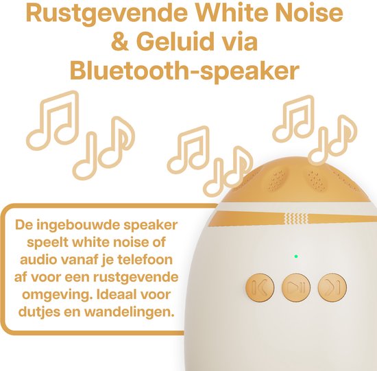 Baby Rocker voor Kinderwagen & Buggy van MMOBIEL - Met Speaker voor White Noise & Bluetooth Audio - Voor Wipstoel Baby - Oplaadbaar - Automatisch Wiegen - Stille Motor van Merkloos — afbeelding 5