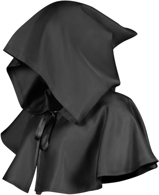 Cape à Capuche Unisexe Adulte - 150 Cm, Tissu Respirant - Halloween, Cosplay, Fête - 5
