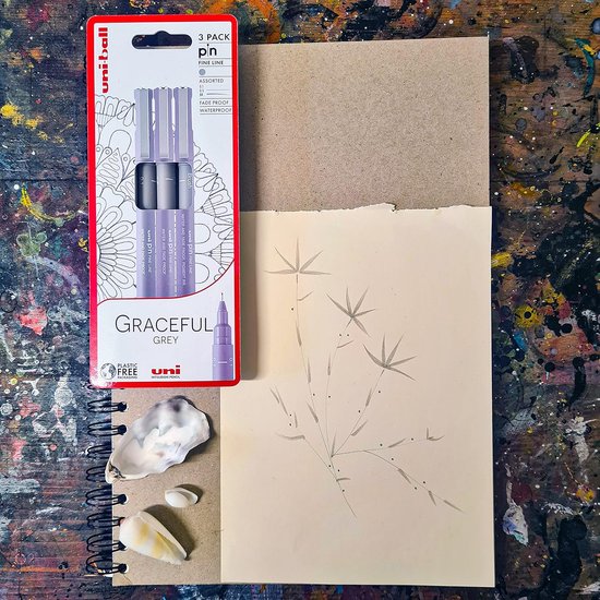 Winsor & Newton zwarte fineliners - Brugman Art