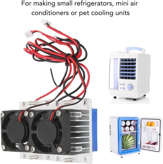 Peltier Thermo-elektrisch Koelsysteem 144W - Halfgeleider Koeling - DIY Water Chiller - Mini Airconditioners - Efficiënte Koeler — afbeelding 3