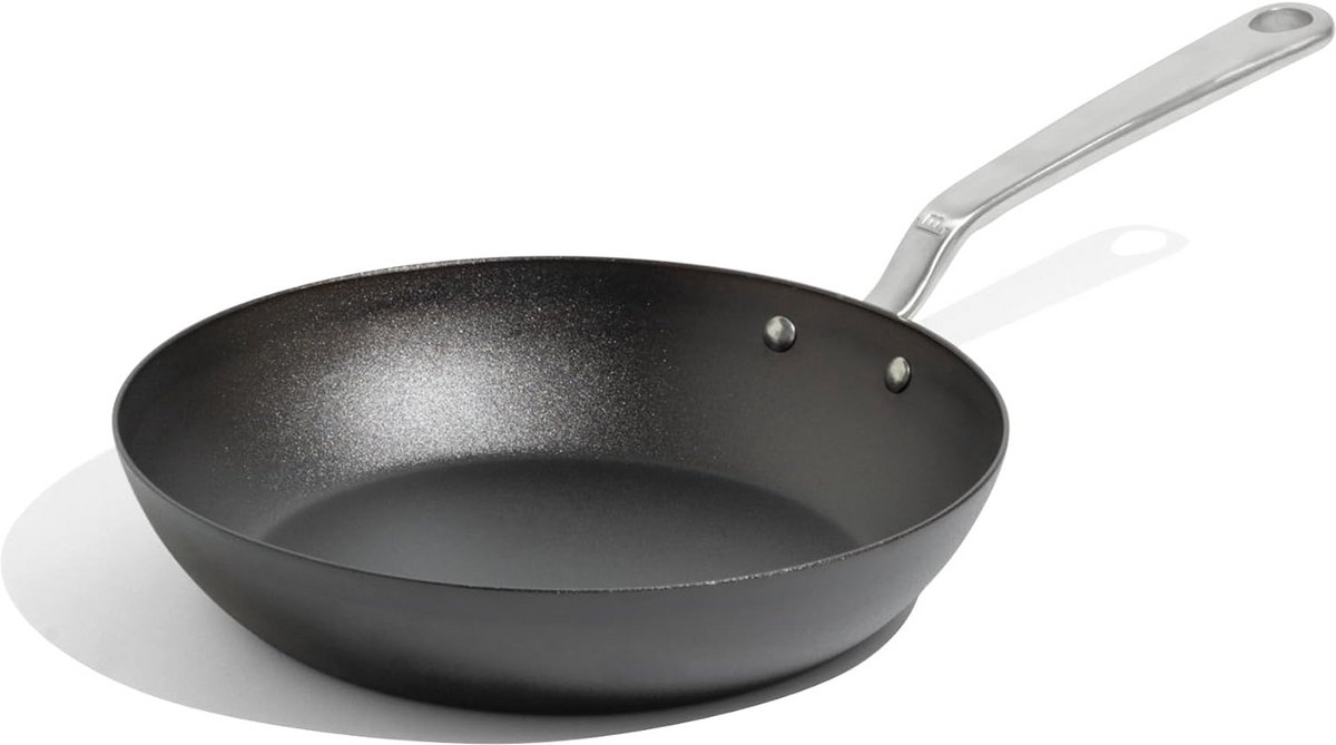 Blauwe Koolstofstalen Koekenpan 10 Inch - Geschikt voor Inductie