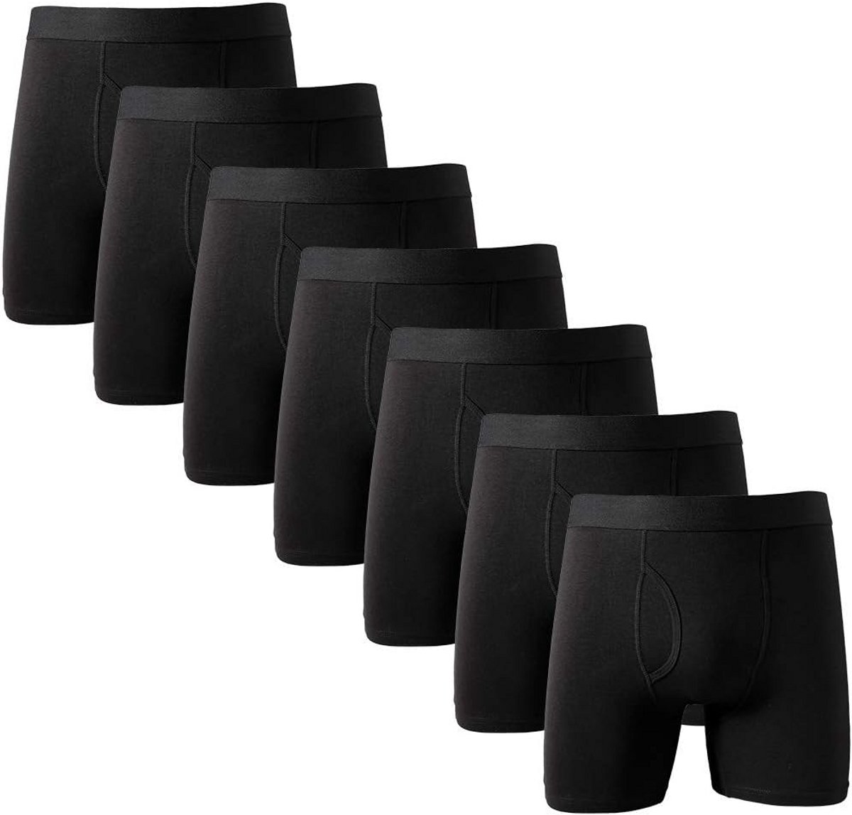 Heren Boxerslips 5-pack - Zachte Katoen Tagless Ondergoed