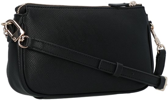 GUESS sac à épaule bandoulière Noelle II Double Pouch Crossbody Bag Black noir