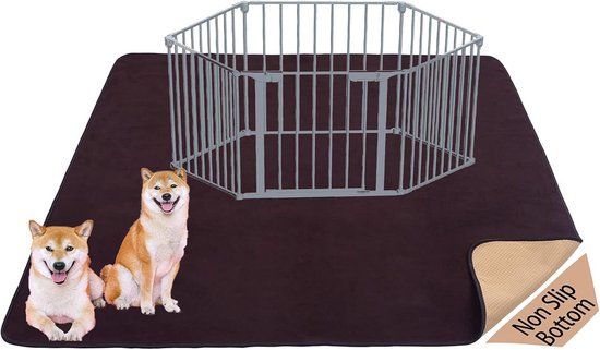 Foto: Herbruikbare wasbare plaspads voor honden 152x152 cm super absorberend training