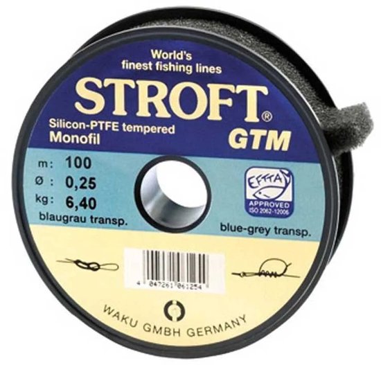 Stroft Gtm 100 M Flurocarbon Transparant 0.250 mm