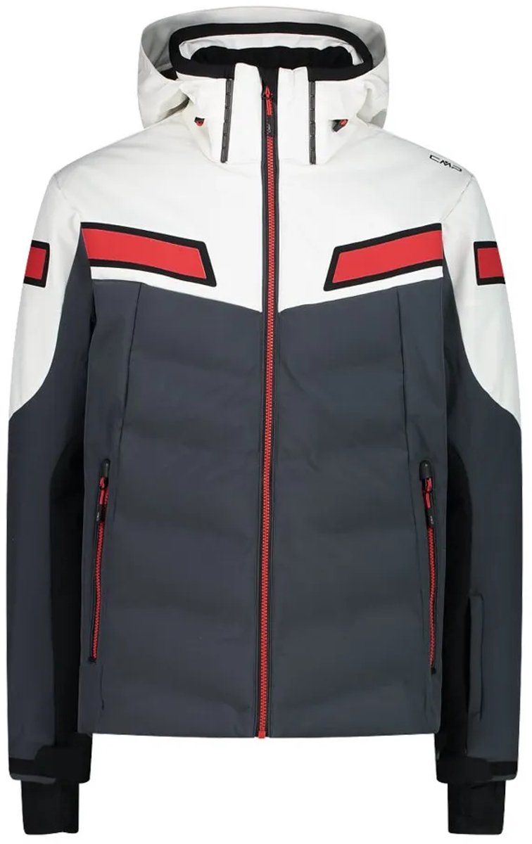 Cmp Zip Hood 32w0137 Softshelljack Wit,Grijs 3XL Man