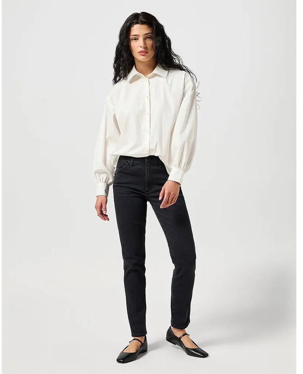 Wrangler 112356403 Piper Spijkerbroek 28 32 Vrouw Smoke