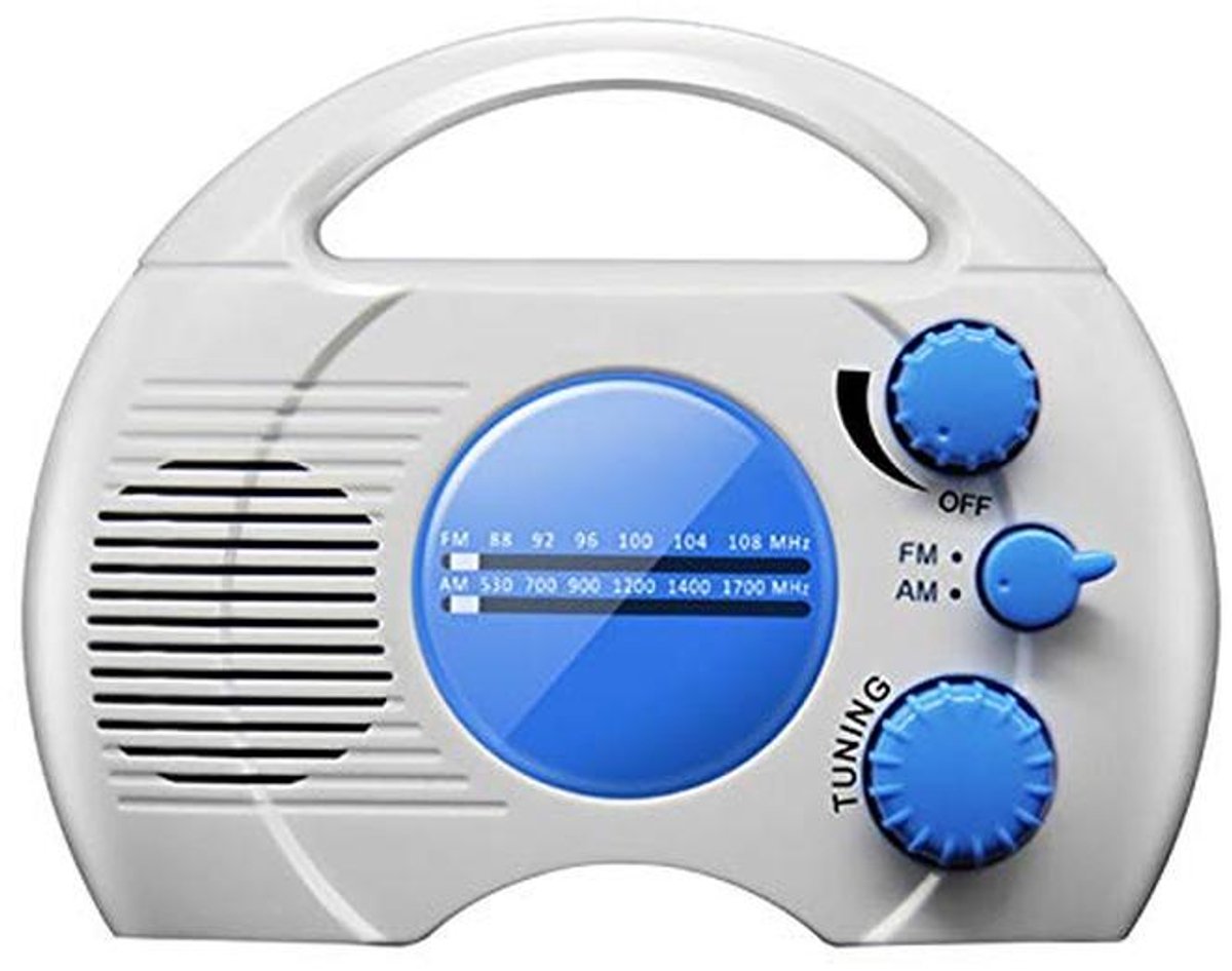 Waterdichte Doucheklok Radio Met Ingebouwde Luidspreker - Doucheradio voor Badkamer en Keuken