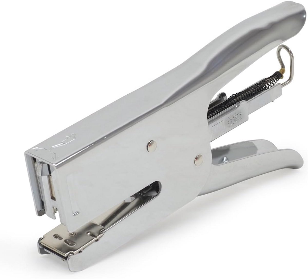 Bureauniettang voor Nietjes 24/6 en 26/6 - Niettang voor 100% Metaal - Nietcapaciteit tot 30 Vellen - Ergonomisch - Stevig Mechanisme - Verchroomd Metaal