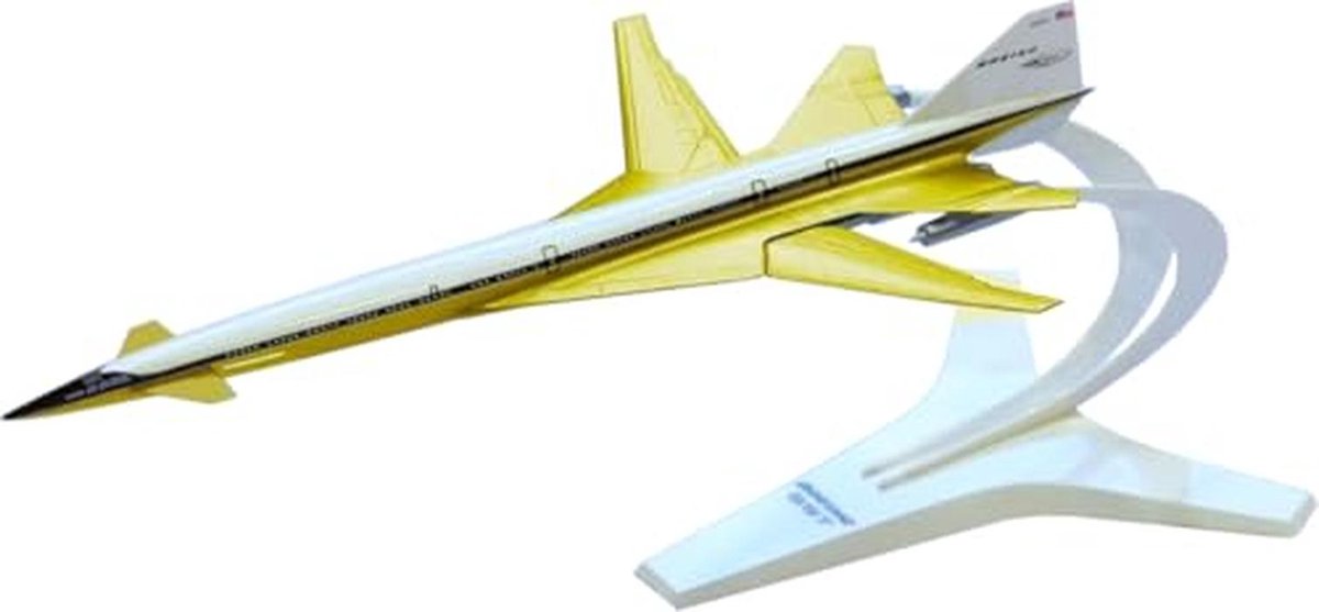 Modelbouwset 1/400 Supersonisch Vliegtuig met Stickers voor Boeing