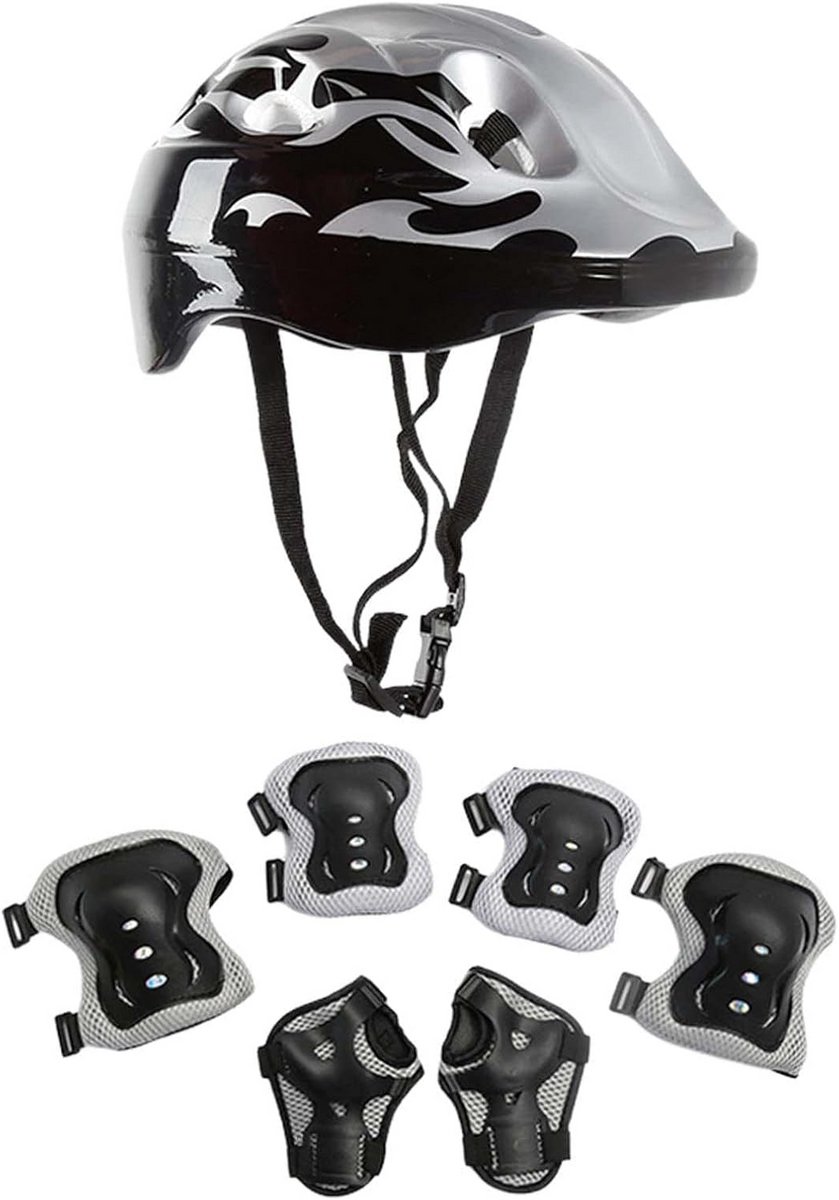 Knee Pads en Helm voor Kinderen 3-10 jaar - Beschermset voor Skateboard, Stunt Scooter en Fietsen