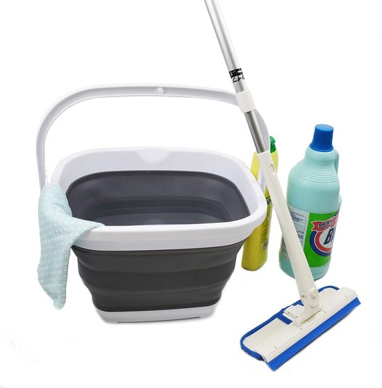 Opvouwbare Handige Mand/Emmer - 11L - Multifunctioneel en Ruimtebesparend — afbeelding 2