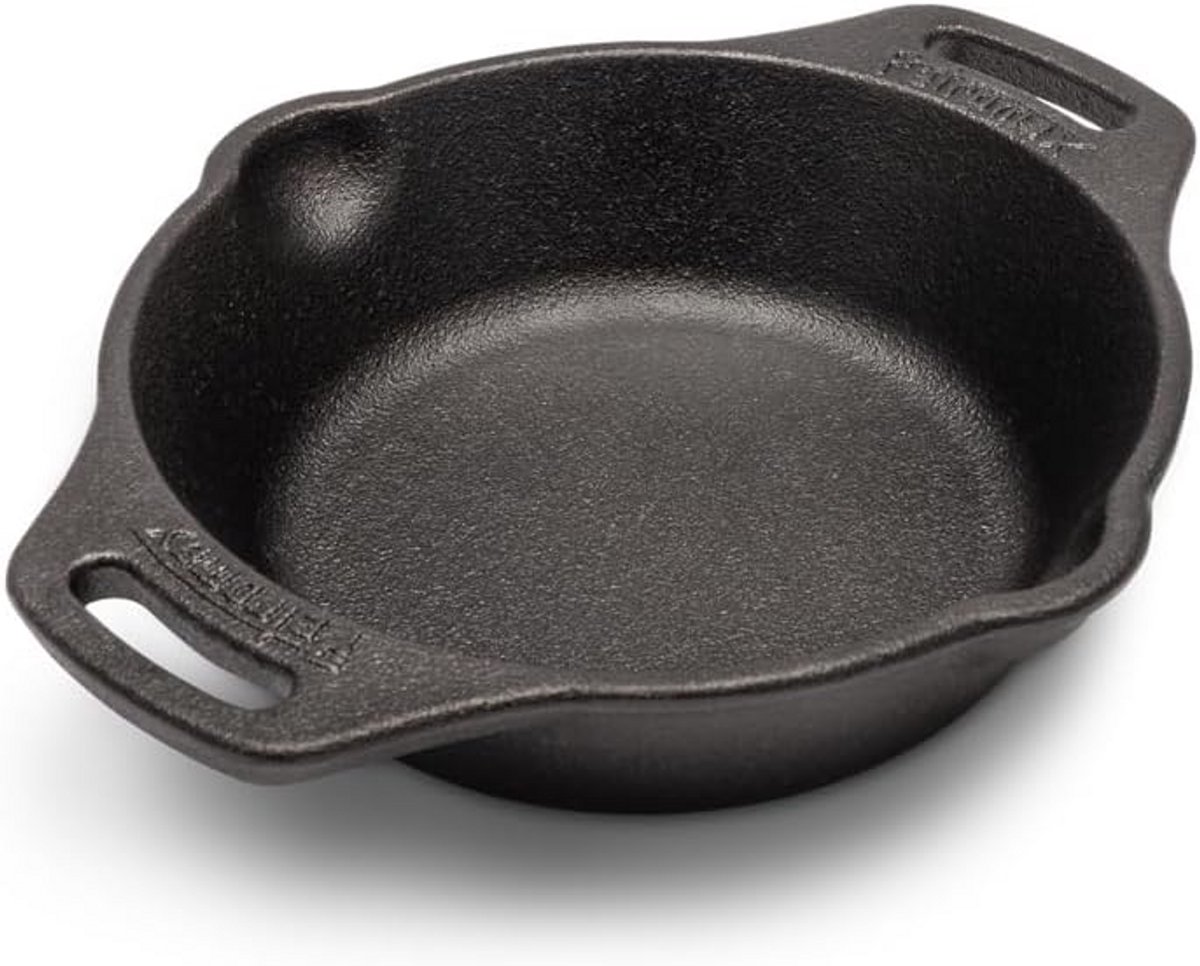 Klein gietijzeren koekenpan met handvatten - Diameter 15 cm