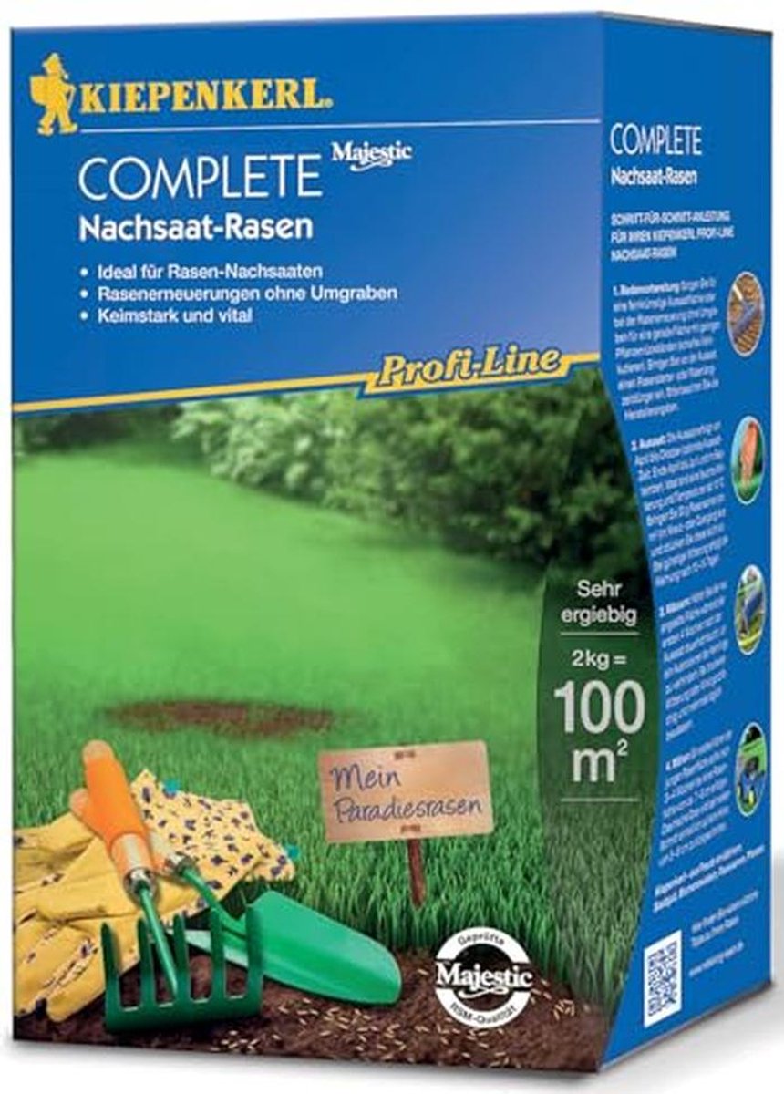 Complete Gazonzaadmix 2 kg - Snel Kiemend en Duurzaam