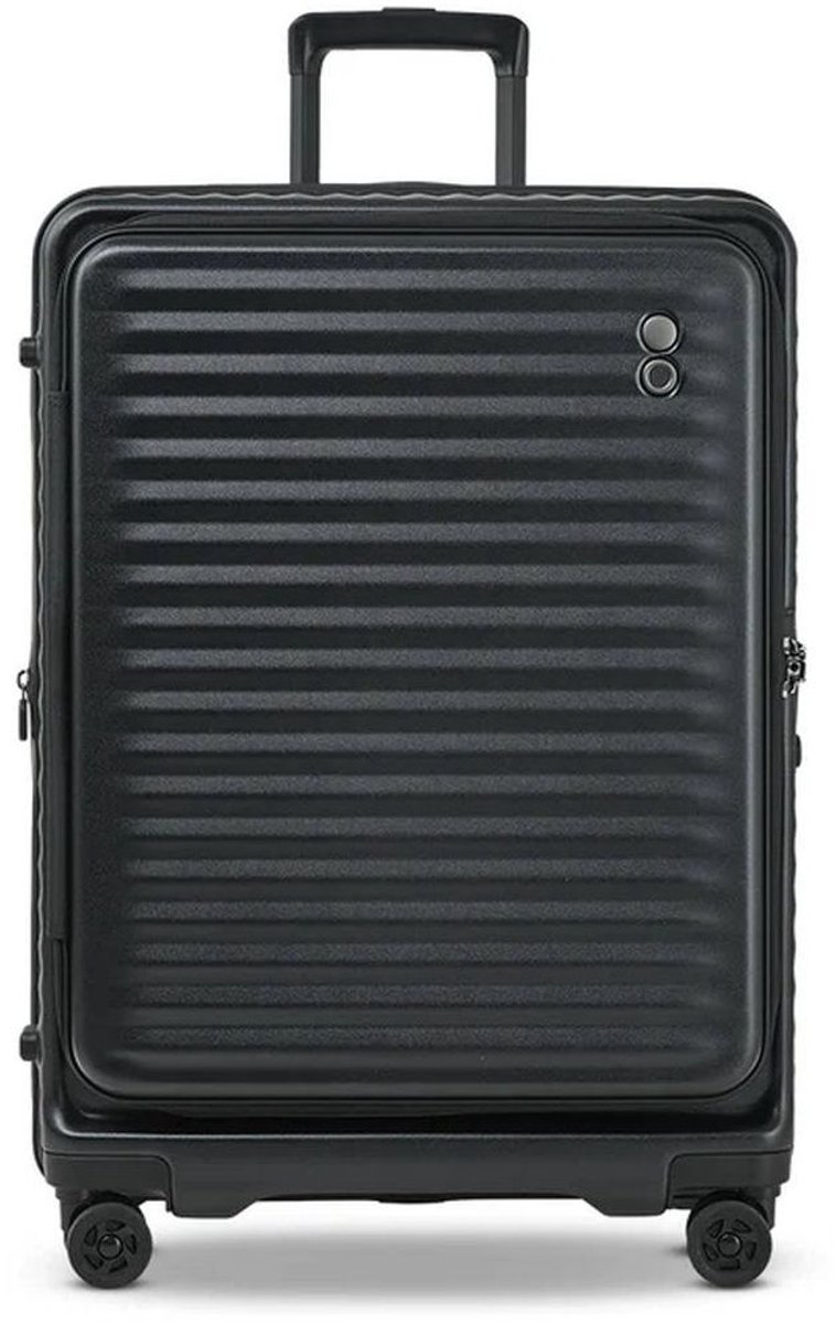 Echolac Celestra FA Koffer Voorvak 66cm Expandable Zwart - Harde koffers