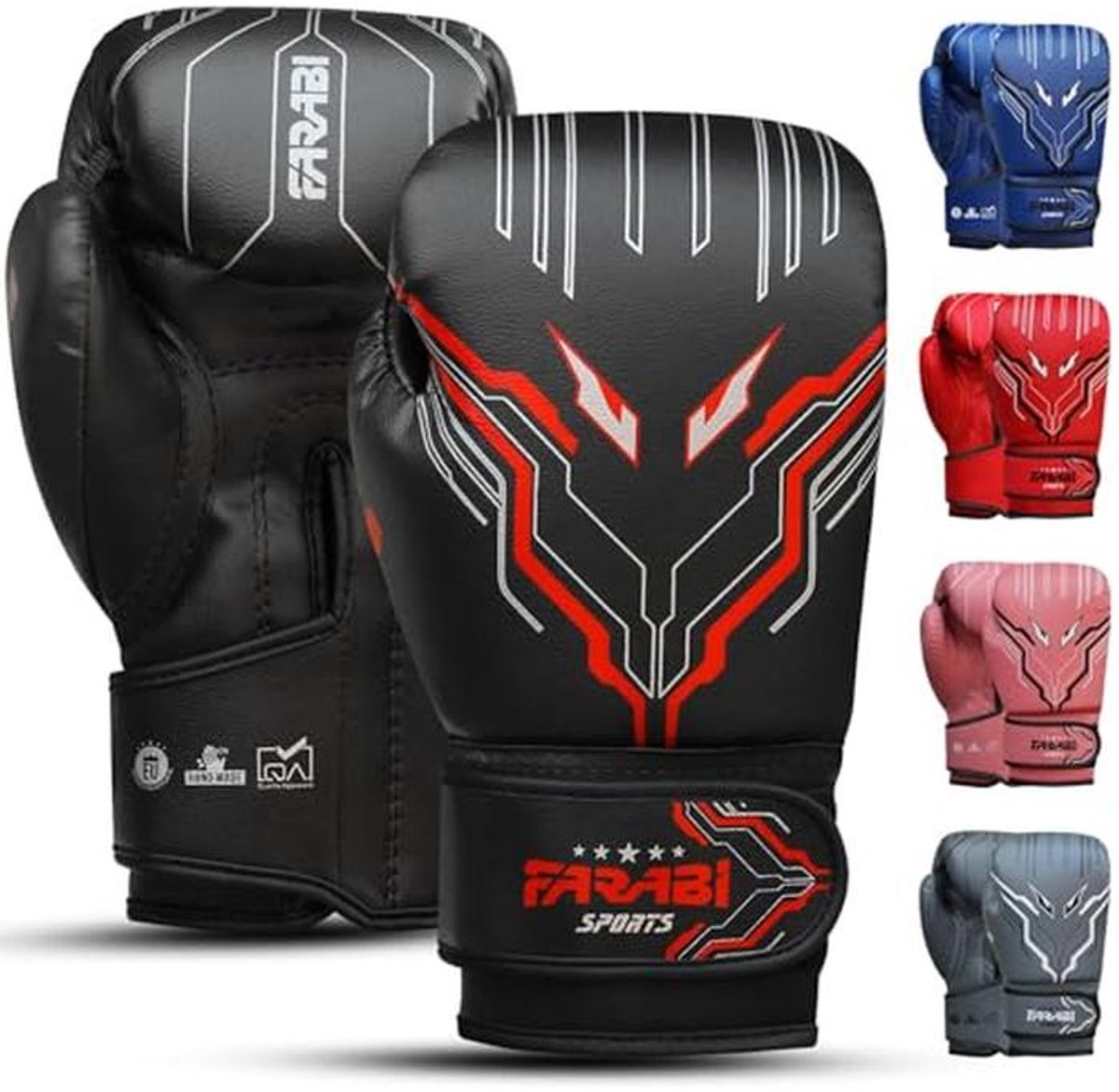 Bokshandschoenen voor Kinderen 6-oz - Ideaal voor MMA, Muay Thai, en Bokstraining (Leeftijd 5-10 Jaar)