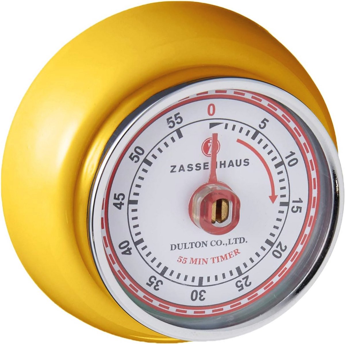 Timer Snelheid Metaal Geel - Nauwkeurige Keuken Klok