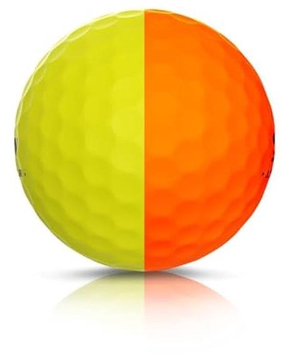 Tweekleurige Golfballen voor Verhoogde Zichtbaarheid en Controle van Merkloos — afbeelding 3