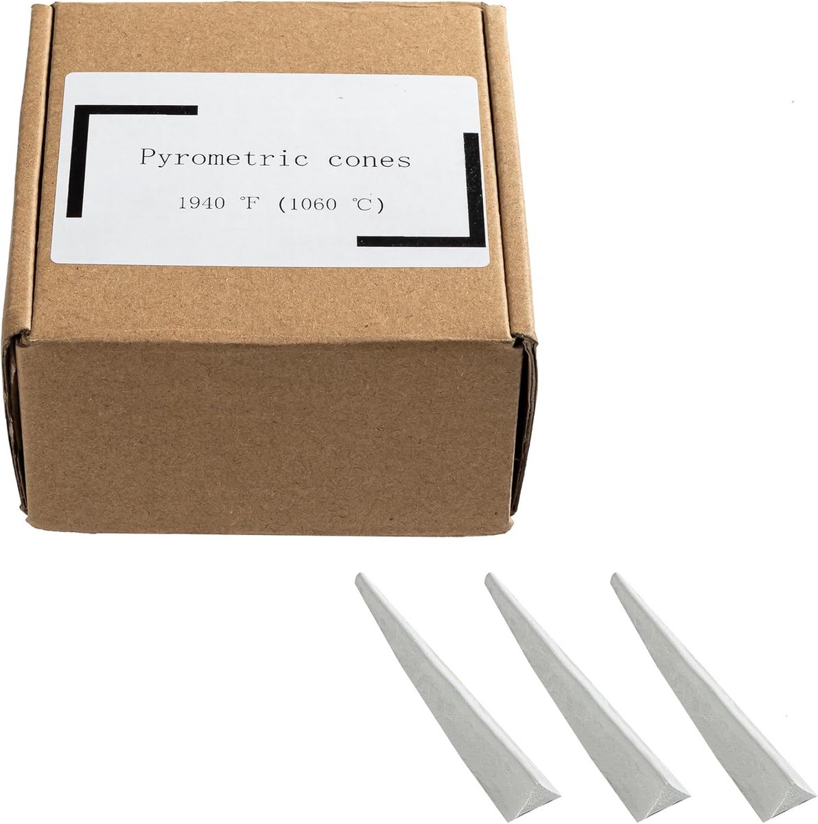 Pyrometrische kegels 05 voor temperatuurmeting in keramische ovens