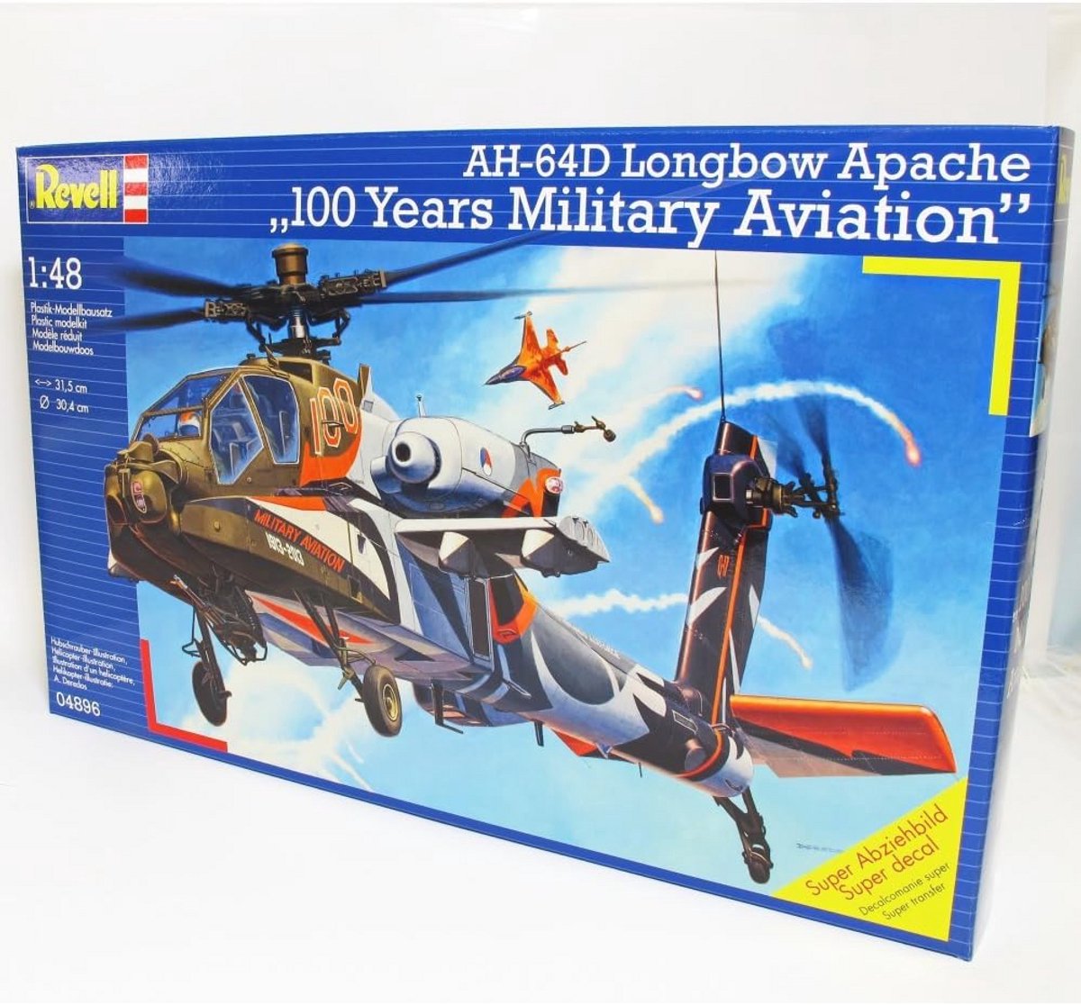 Modelbouwpakket AH-64D Apache 1:48 - Gevechtshelikopter in Meerkleuren