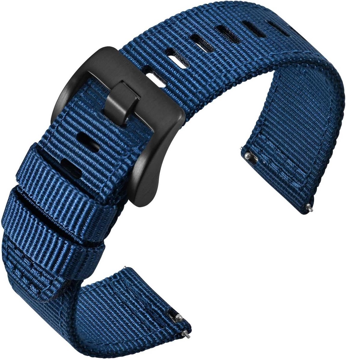 Nylon Horlogeband Quick Release Militaire Stijl - Geschikt voor 18mm, 20mm, 22mm