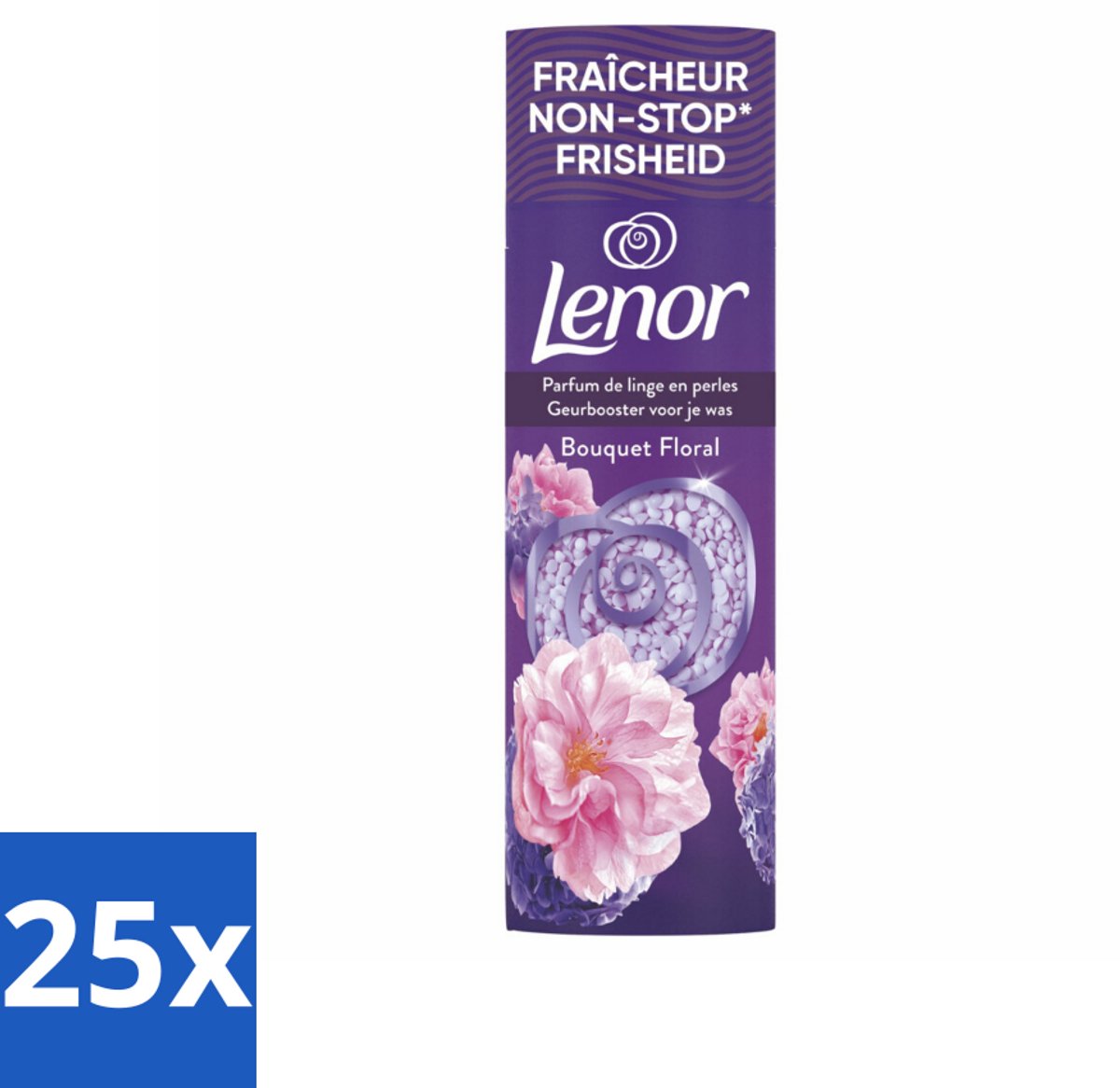 25 x Lenor – In-Wash Geurbooster – Bloemen Boeket – 19 wasbeurten - Voordeelverpakking - 25 stuks