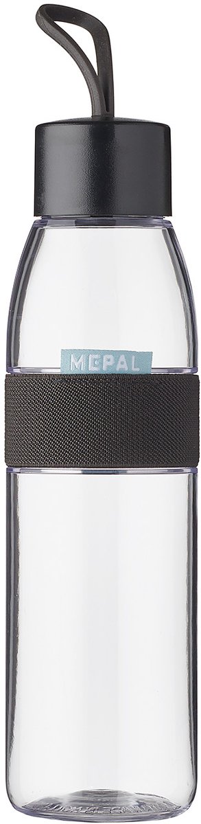 Mepal - Ellipse waterfles - 500 ml - Drinkfles - Lekvrij - Zwart