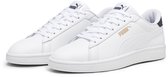 PUMA Puma Smash 3.0 L Unisex Sneakers - PUMA White-PUMA Navy-PUMA Gold