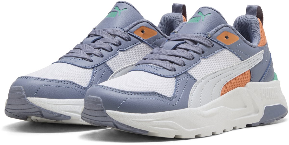 PUMA Trinity 2 LT Jr Unisex Sneakers PUMA Mist- Sky Zilver