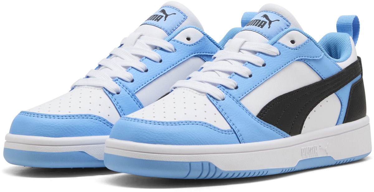 PUMA Puma Rebound V6 Lo Jr Unisex Sneakers Team Light -Puma -Puma Zwart
