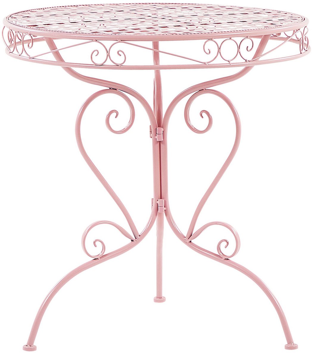 ALBINIA - Tuintafel - Roze - 70 x 70 cm - Metaal