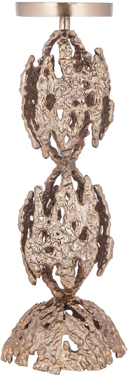 PTMD Kandelaar Barrie - Bruin - 16x16x47cm