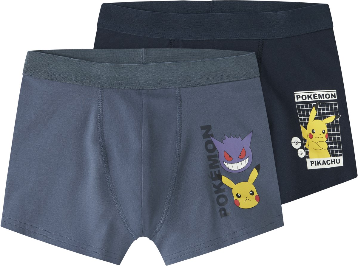 NAME IT - NKMSOEREN POKEMON 2P BOXER SKY - Jongens - Onderbroeken