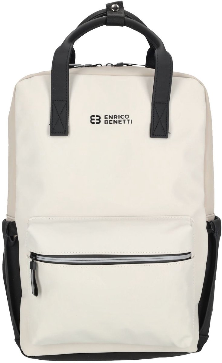 Enrico Benetti Bergen Waterproof Laptop Backpack 17 black-beige