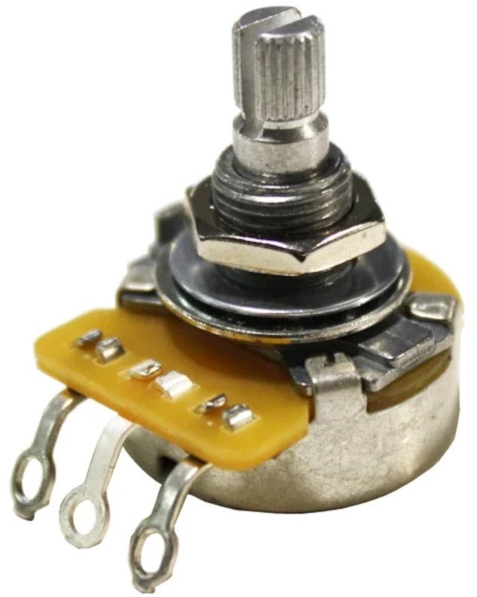 AllParts EP-0086-000 CTS 500K Split Shaft Audio Pot logaritmische potmeter