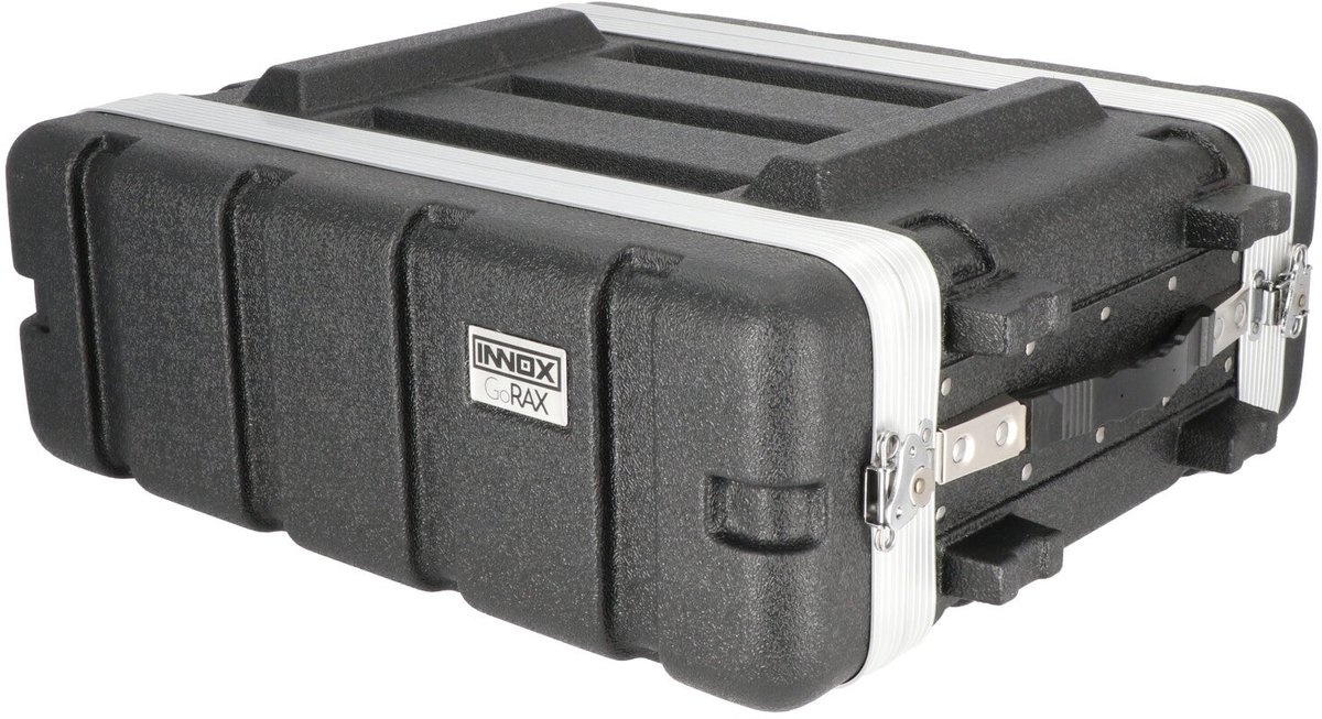 Flightcase 19 inch 3U 30cm - Innox GoRAX - Multikleur
