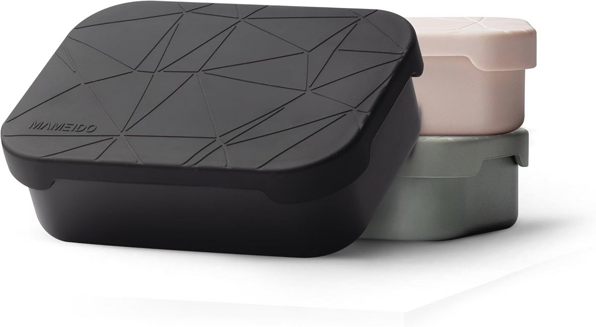 Roestvrijstalen Lunchbox 1200ml met Flexibel Tussenschot en Siliconen Deksel