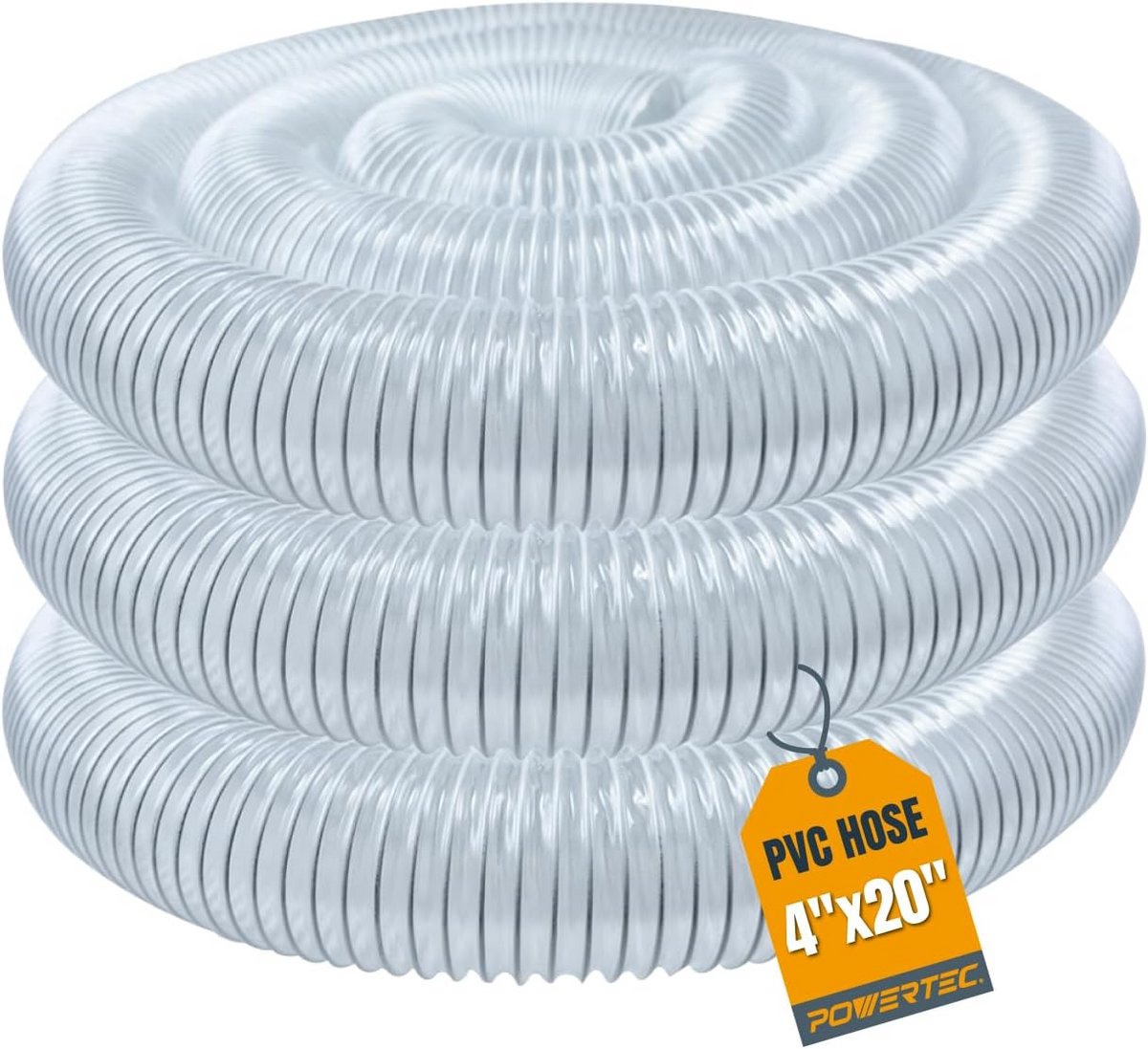 Flexibele 4-inch PVC Afzuigslang voor Stofopvang 6 Meter