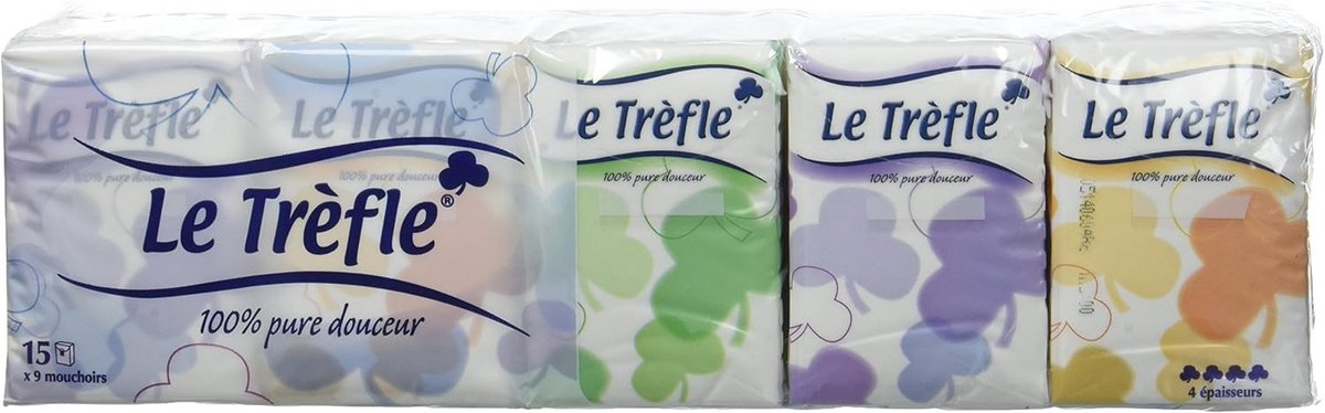 Zachte Papieren Zakdoekjes 100% Puur - Compact & Handig Formaat - 15 Stuks