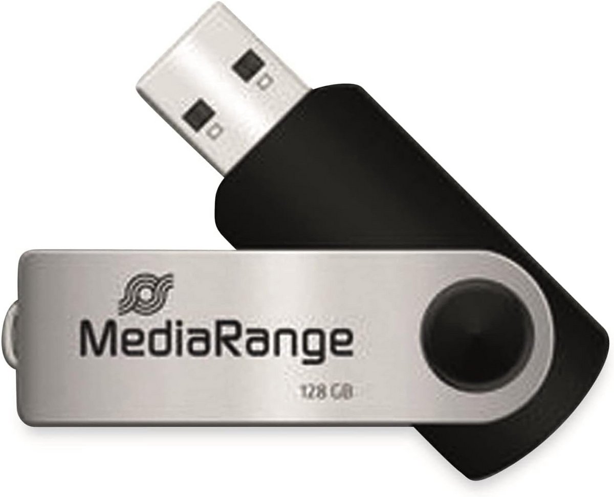 USB Stick 128 GB - Draadloze Gegevensopslag met Draaikopbehuizing
