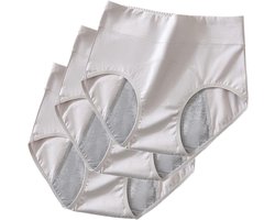 All4You - Lekvrije Broek voor Urine-incontinentie - Fysiologische Broeken - Herbruikbaar Ondergoed - Grote Maten - Slipjes - Volwassen Vrouwen - Urine-incontinentiebroeken - 3-pack - Geschikt voor - Dames - Verschillende Maten