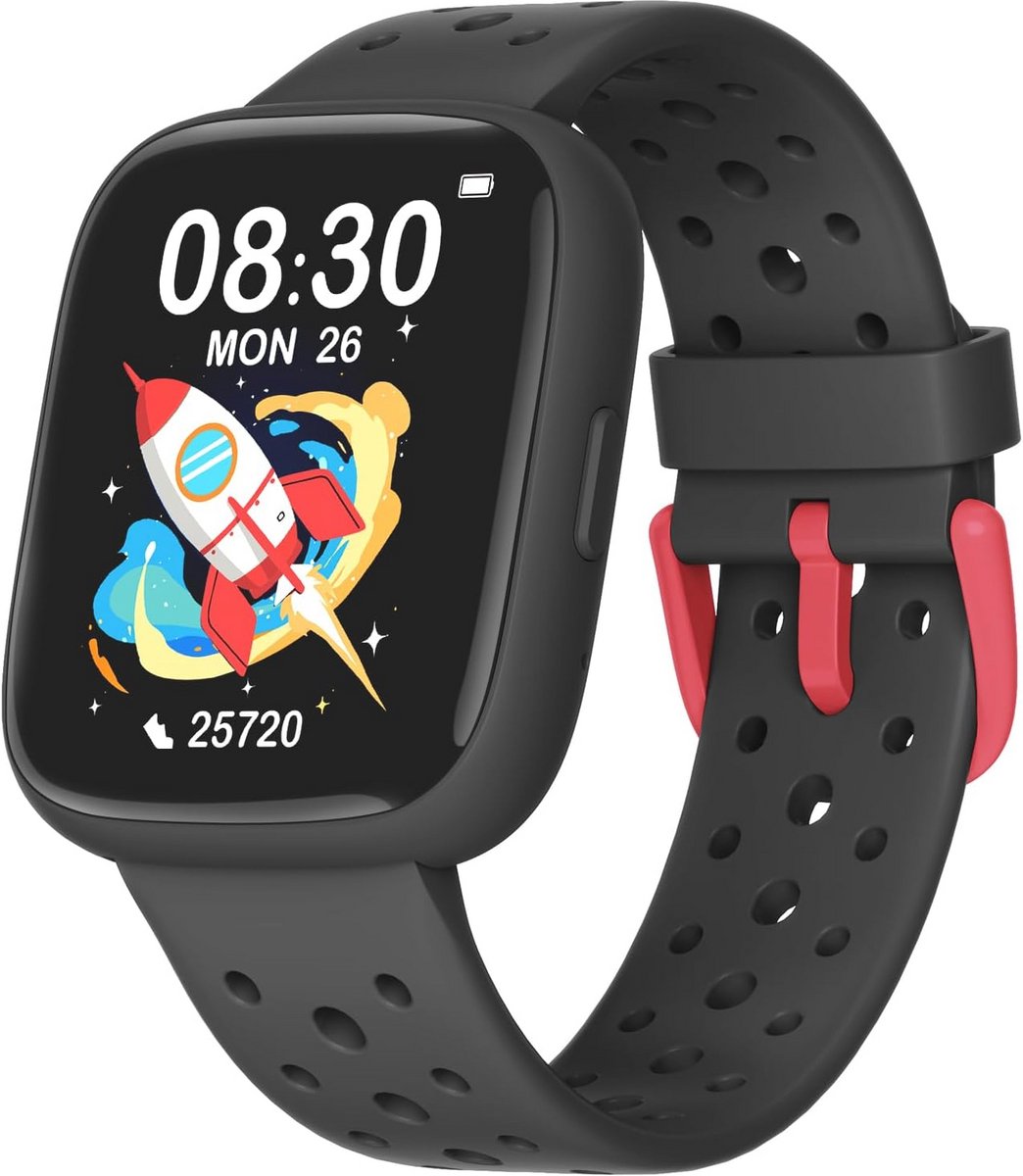 Slimme Kinderhorloge met Fitness Tracker, Hartslag Monitor en Puzzels