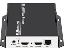 1080P HDMI naar IP Videostreaming Encoder met H.265/H.264 Ondersteuning voor RTSP, RTMP(S), SRT en HLS