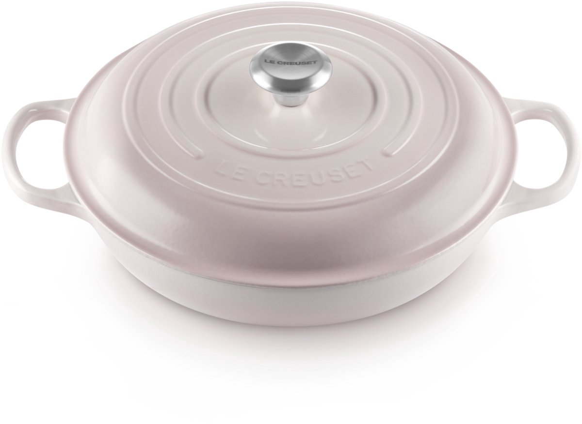 Le Creuset Campagnard - Shell Pink - 30 cm - 3,5 L - Inductie