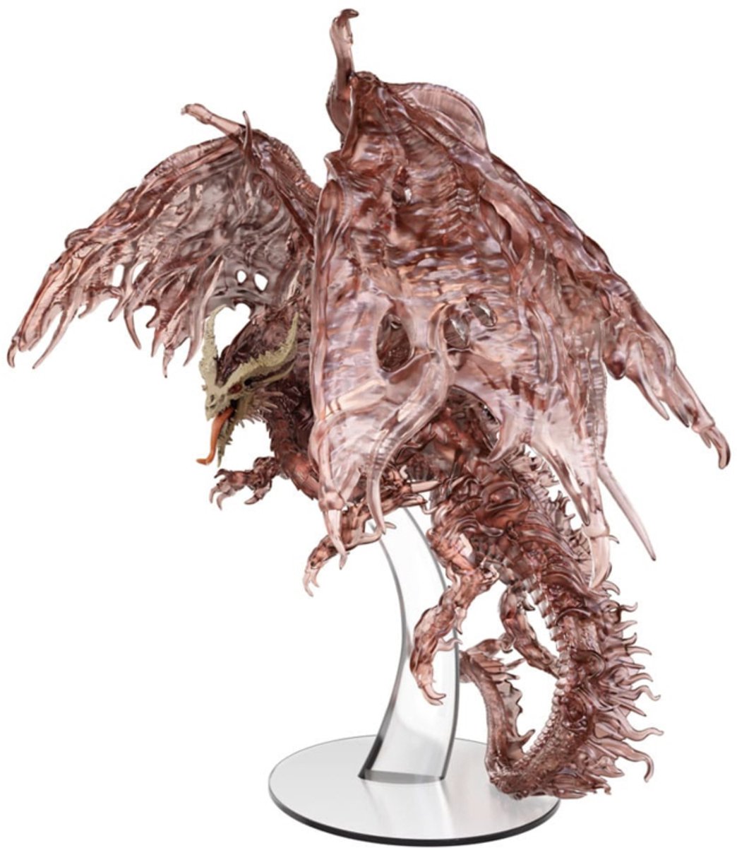 Wizkids D&D Icons of the Realms Boxed prepainted Miniatures Red Ghost Dragon 35 cm Miniature Gaming & Tabletop