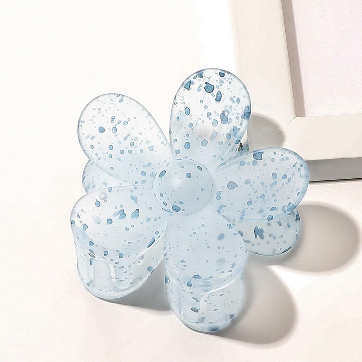 Blauwe Bloemen Haarspeld Dames - Antislip & Stevige Haarklem voor Vrouwen en Meisjes