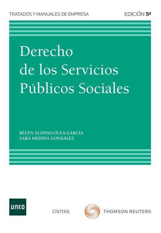 Derecho de los Servicios Públicos Sociales (5.ª Edición) - cover