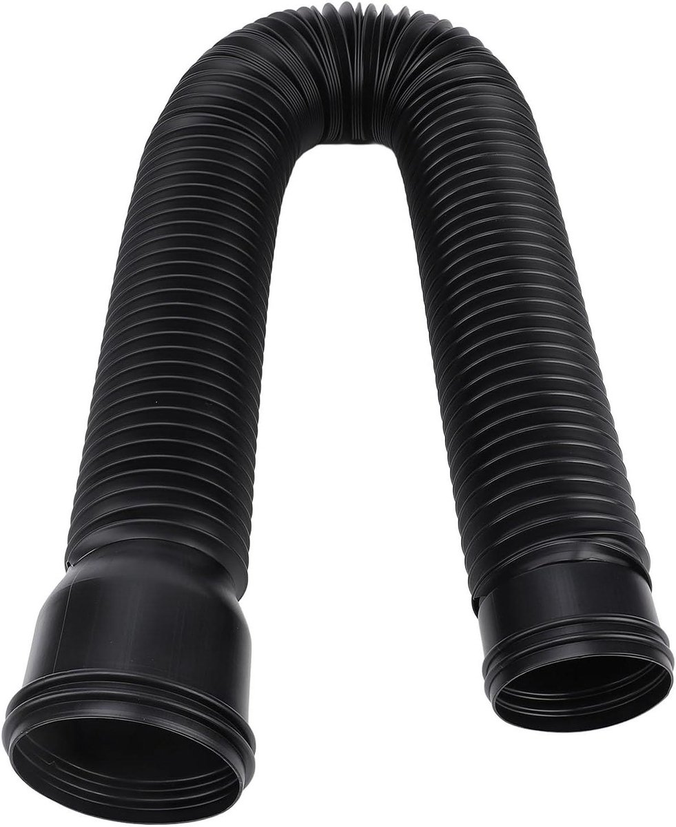 CSGoods - Flexibele PE Regenpijp Extensie voor Waterafvoer - Uitbreidbare Downspout Extender - Gootconnector voor Villa - Regenwater Drainage - Zwart
