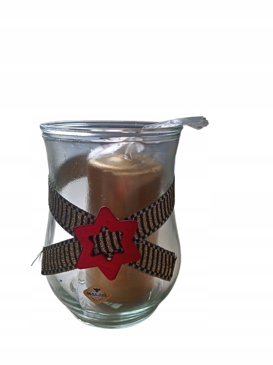 Decoratieve Glazen Lampion met Kaars - Stijlvol en Sfeervol